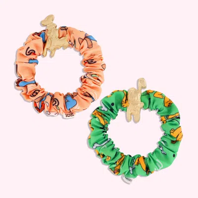 Stoney Clover Lane Scrunchie With Charm Set