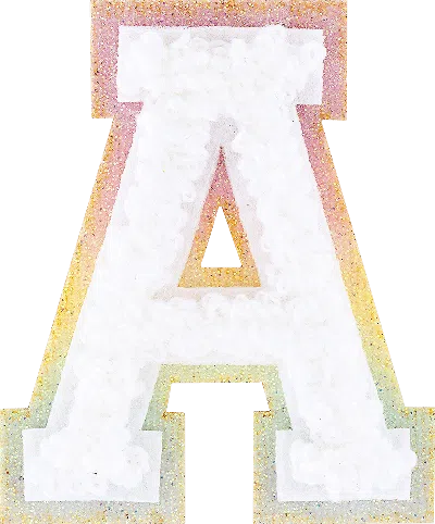 Stoney Clover Lane Shimmer Glitter Varsity Letter