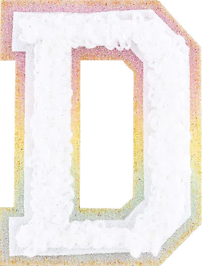Stoney Clover Lane Shimmer Glitter Varsity Letter