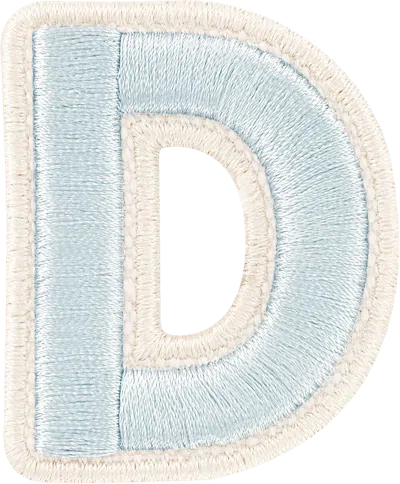 Shop Stoney Clover Lane Sky Rolled Embroidery Letter Patch