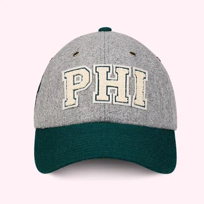 Stoney Clover Lane Men's And Women's Gray/green Philadelphia Eagles Block Clean Up Adjustable Hat