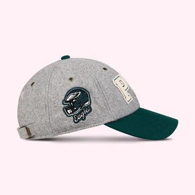 Stoney Clover Lane Men's And Women's Gray/green Philadelphia Eagles Block Clean Up Adjustable Hat