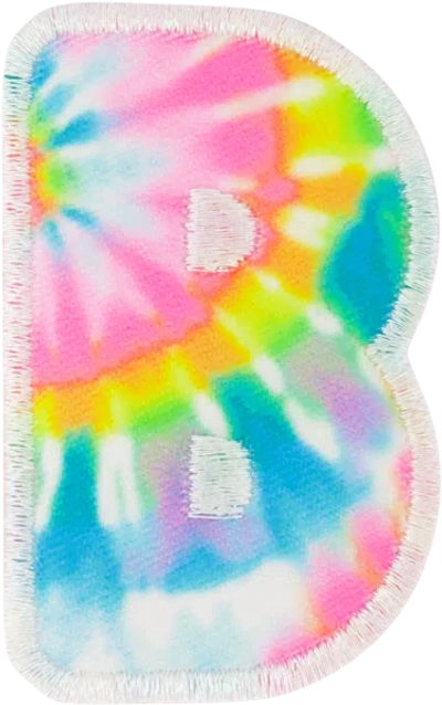 Stoney Clover Lane Tie Dye Letter Patches