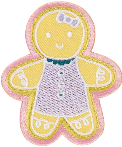 Shop Stoney Clover Lane Winter Wonderland Gingerbread Man Purple Patch