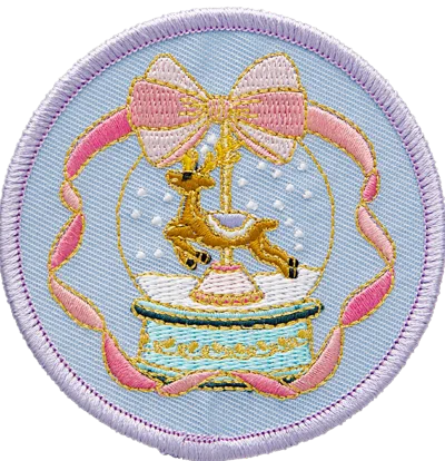Stoney Clover Lane Winter Wonderland Snowglobe Patch
