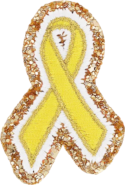 Shop Stoney Clover Lane Yellow Cancer Ribbon Patch