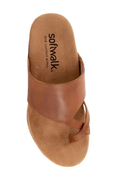 Shop Softwalk Blaine Slide Sandal In Luggage