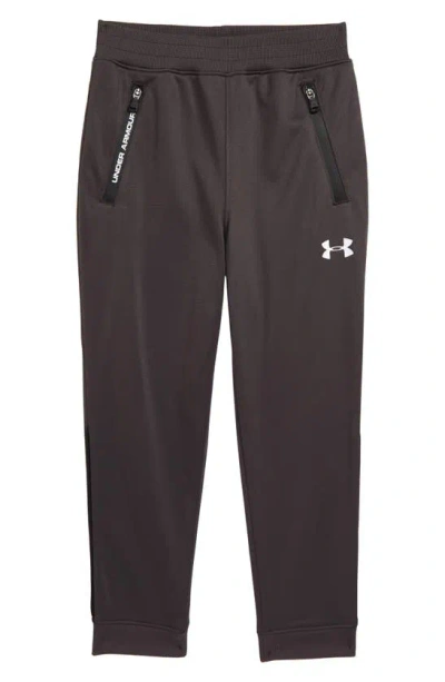Shop Under Armour Kids' Pennant Pants In Charcoal