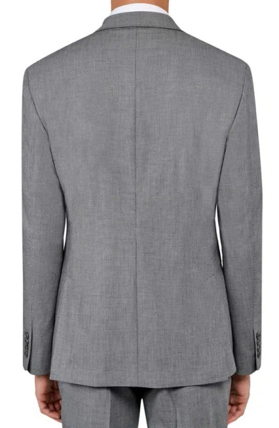 Wrk Best Solid Slim Fit Suit In Charcoal