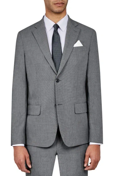 Wrk Best Solid Slim Fit Suit In Charcoal