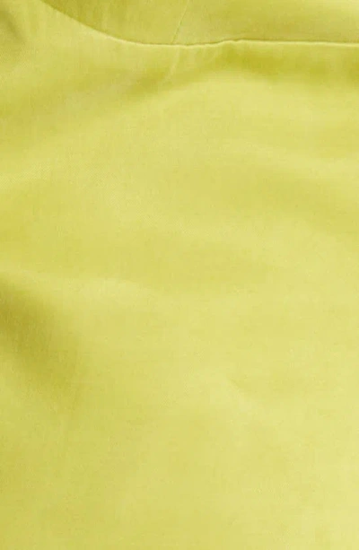 Shop For Love & Lemons Allie Long Sleeve Cutout Cupro Blend Midi Dress In Green