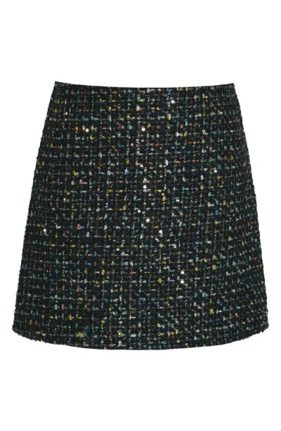 Shop Truly Me Kids' Tweed A-line Skirt In Black
