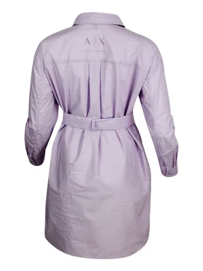 Shop Armani Exchange Dresses In Lilac