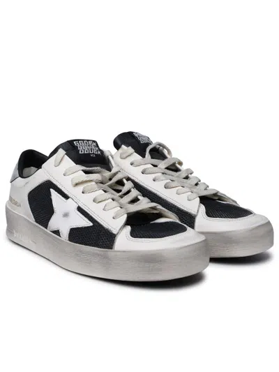 Shop Golden Goose 'stardan' White Leather Sneakers