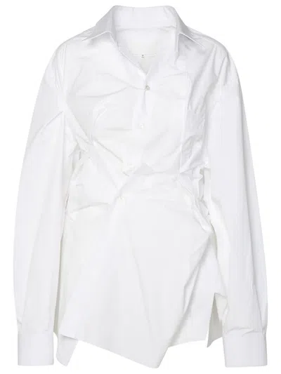 Shop Maison Margiela White Cotton Shirt