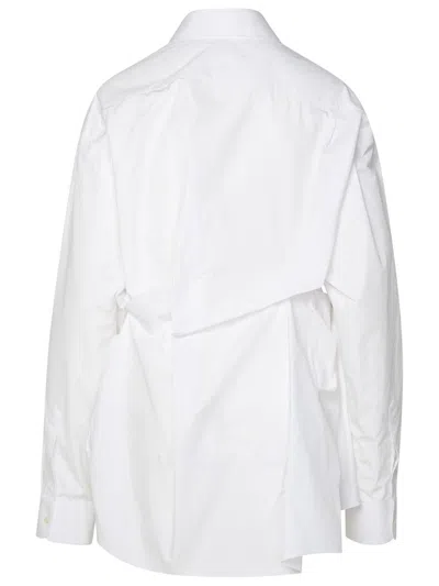 Shop Maison Margiela White Cotton Shirt