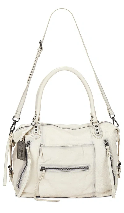 Free People X We The Free Emerson Tote In 盐白色