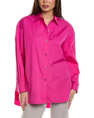 Shop Theory Oversized Shirt In Pink