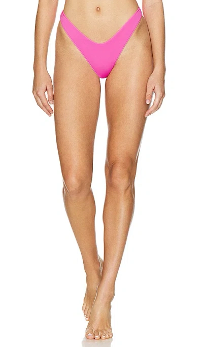 Shop Maaji Reversible Splendour Bikini Bottom In Pink