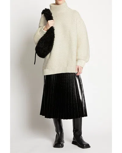 Shop Proenza Schouler White Label Chunky Knit Turtleneck Wool-blend Sweater