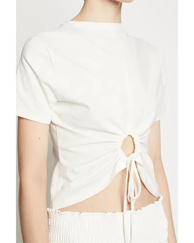Shop Proenza Schouler White Label Drawstring Jersey T-shirt
