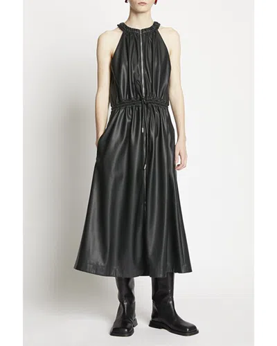 Shop Proenza Schouler White Label Drawstring Sleeveless Dress In Black