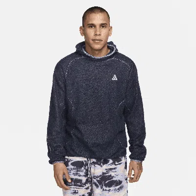 Shop Nike Men's  Acg "wolf Lichen" Mid-layer Top In Blue