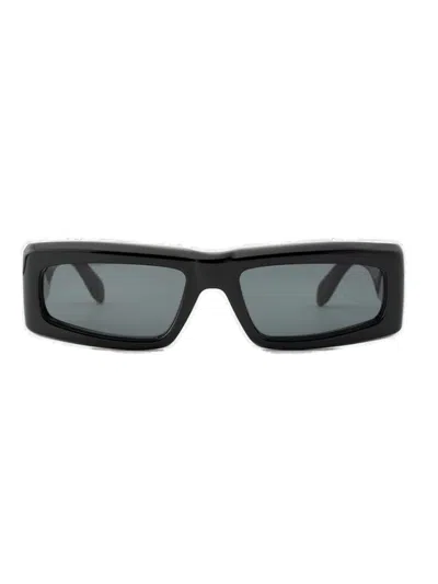 Shop Palm Angels Eyewear Yreka Square Frame Sunglasses In Black