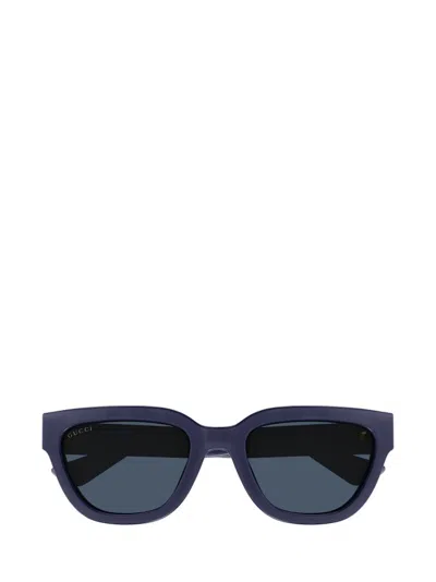 Shop Gucci Eyewear Cat In Purple