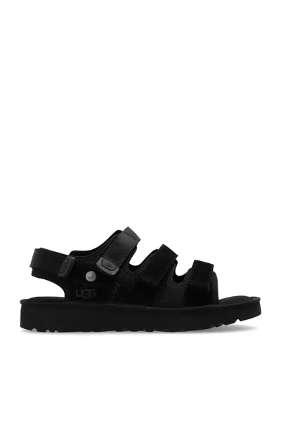 Shop Ugg Goldencoast Sandals In Black
