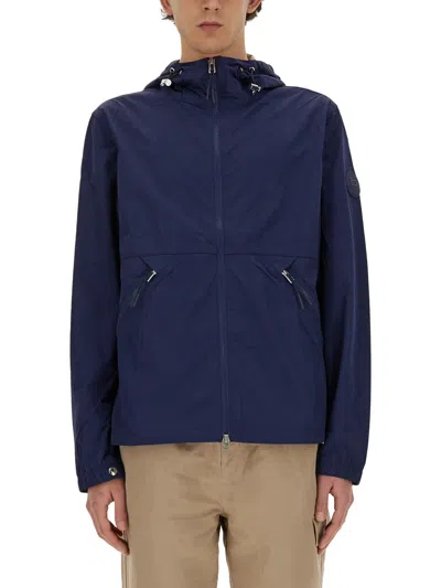 Shop Woolrich Nylon Jacket In Blu
