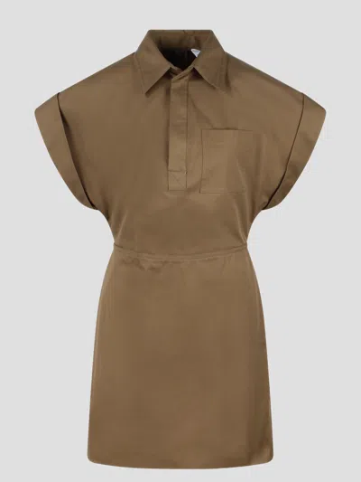 Shop Bottega Veneta Military Dress In Default Title
