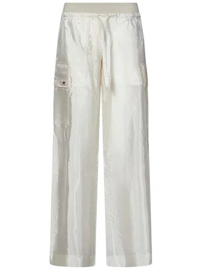 Shop Palm Angels High-shine Satin Parachute Trousers In Default Title