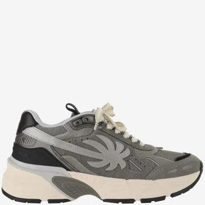 Shop Palm Angels Sneakers Pa 4 In Grey