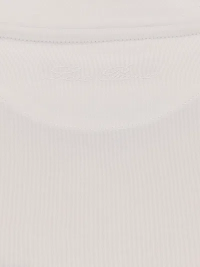 Shop Loro Piana Basic T-shirt In Optical White