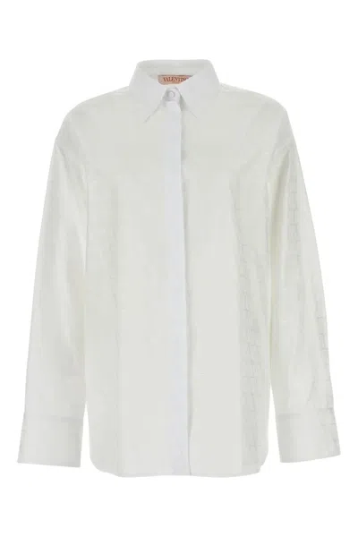 Shop Valentino Toile Iconographe Shirt In White
