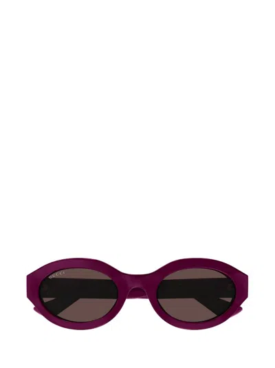 Shop Gucci Eyewear Geometric In Pink