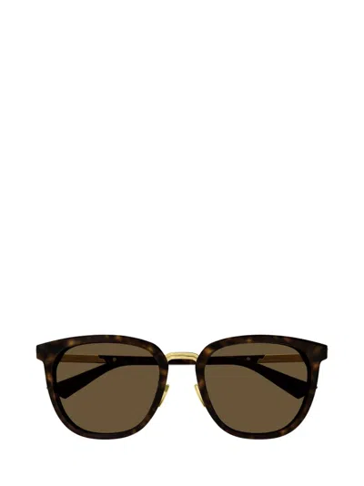 Shop Bottega Veneta Eyewear Forte Square Sunglasses In Multi