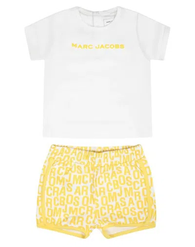 Shop The Marc Jacobs Marc Jacobs Kids Logo In Yellow