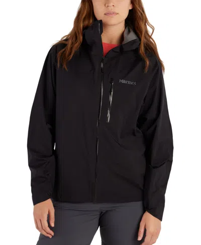 Shop Marmot Women's Superalloy Packable Rain Jacket In Black