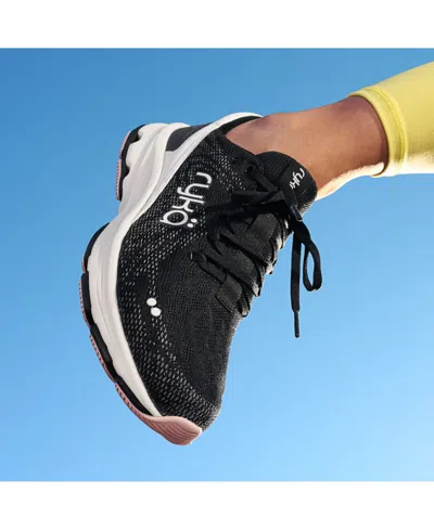 Ryka Devotion X Walking Shoe In French Beige Mesh Fabric