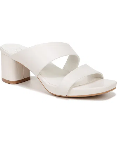 Shop Naturalizer Inez Mule Dress Sandals In Warm White Leather