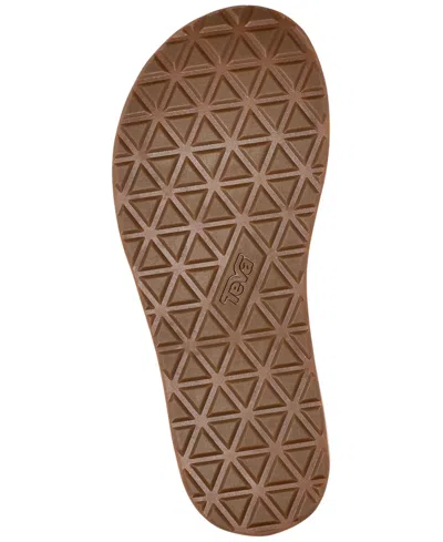 Shop Teva Women's Original Universal Slim Leather Sandals In Birch