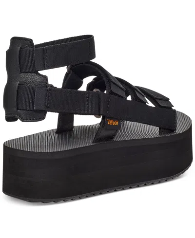 Teva Mevia Flatform Strappy Sandal In Acorn