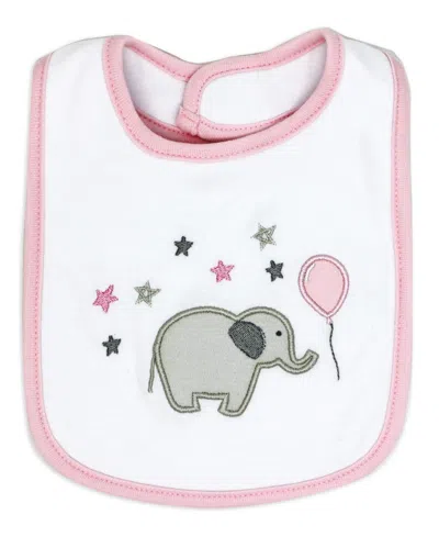 Shop Tendertyme Baby Girl Elephants And Balloons 5 Piece Layette Set In Pink