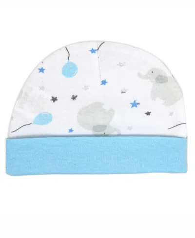 Tendertyme Baby Boy Elephants And Balloons 5 Piece Layette Set In Baby Blue