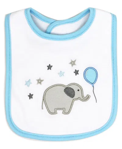 Shop Tendertyme Baby Boy Elephants And Balloons 5 Piece Layette Set In Baby Blue