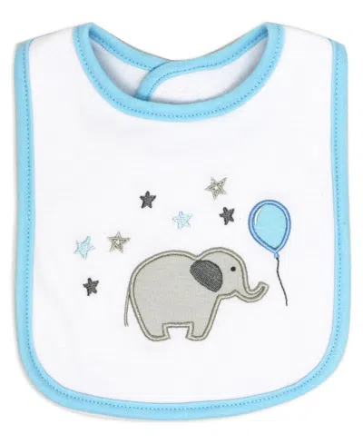 Tendertyme Baby Boy Elephants And Balloons 5 Piece Layette Set In Baby Blue