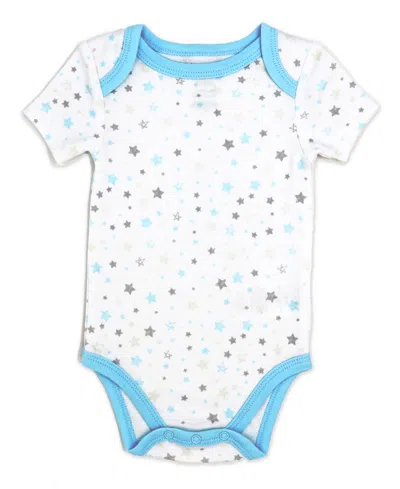 Tendertyme Baby Boy Elephants And Balloons 5 Piece Layette Set In Baby Blue