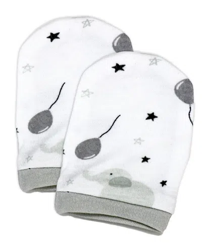 Tendertyme Baby Boy And Baby Girl Elephants And Balloons 5 Piece Layette Set In Gray